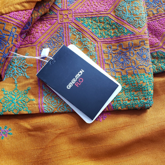 Embroidered front open top/ jacket - Picture 4 of 5